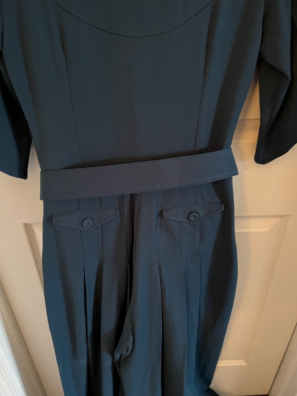 Anthropologie Miss Candyfloss Giada wide leg jumpsuit in teal - Picture 14 of 14